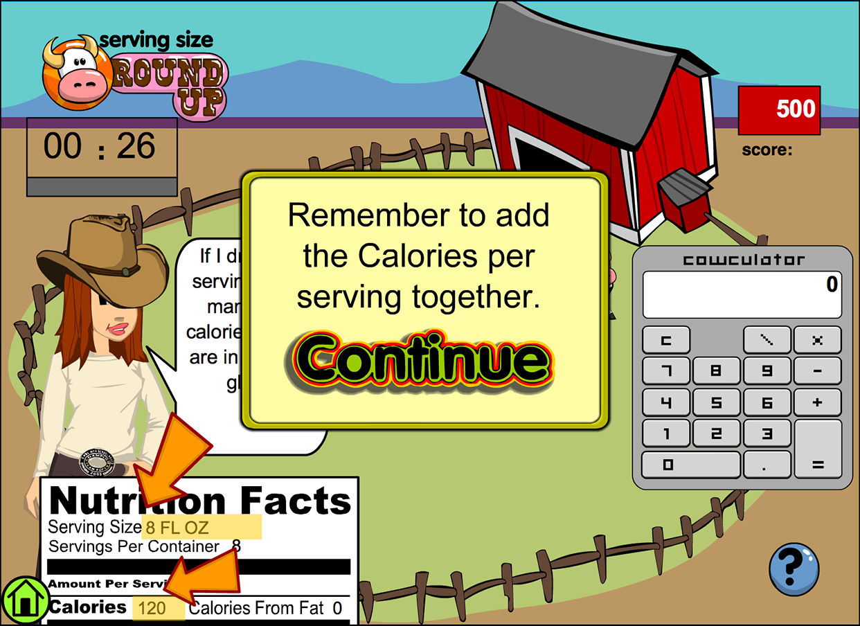 Serving Size Roundup screenshot