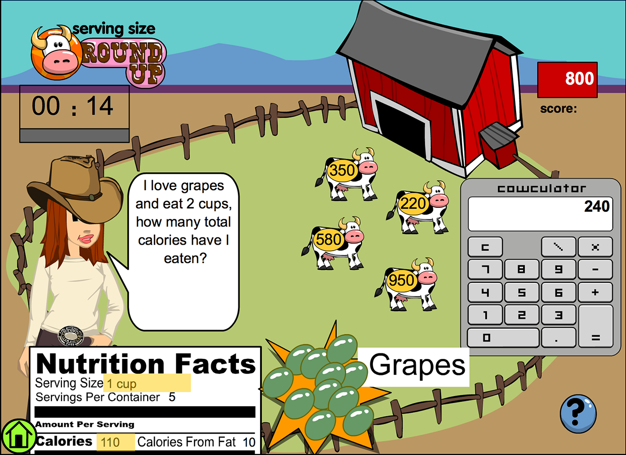 Serving Size Roundup screenshot